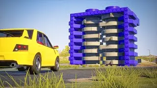 Vertical Lego Shredder - Brick Rigs