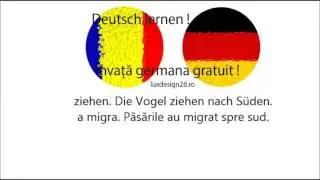 Ziehen verbul a migra Germana incepatori curs audio, invata germana gratuit