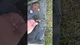 поиск украшений на пляже. скуб ссылка в описании #коп #metaldetecting