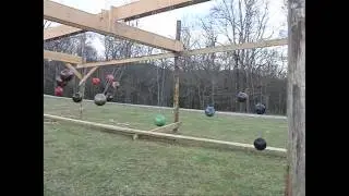Pendulum Wave: Bowling Balls in Slow Motion