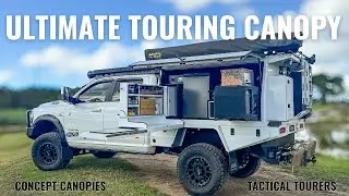 WATCH THIS BEFORE YOU BUY A CANOPY Ultimate Touring Canopy Lightweight  Ram 3500 Concept Canopies