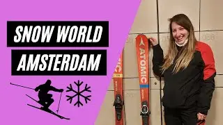 You can indoor ski in Amsterdam! Our hilarious falls in Snow World Amsterdam