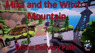 Mika and the Witch's Mountain   Drone Delivery Path