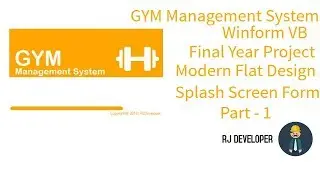 GYM Management System | Final Year project | Modern Flat UI Design  Part -1