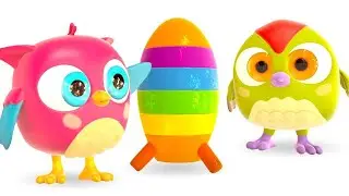 Развивающие мультики для малышей Совенок ХопХоп. Пирамидка - Ракета