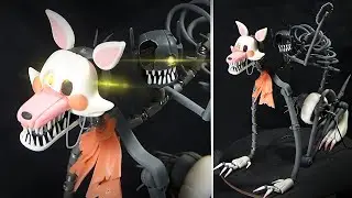 FNAF 》Drawkill Mangle ✔️ Polymer Clay Tutorial ✔️ Porcelana Fria