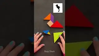 Flamingo Puzzle - Wooden Tangram Puzzle 