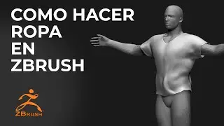 Como hacer ropa en Zbrush - Zbrush en 5 min #87