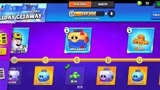 Brawl Stars 荒野亂鬥：Starr Park & Holiday Getaway(1-30) 開箱！歐皇附體連抽三隻新角
