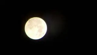 Hunter's Moon and Jupiter || Telescope View