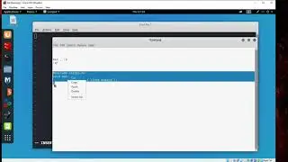 vi editor Kali linux
