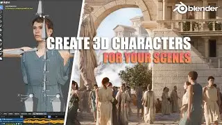 How To Create 3D Characters Blender MakeHuman(re-upload)