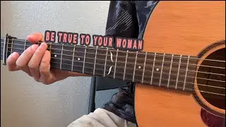 Brian McFadden - be true to your woman guitar cover & lyric