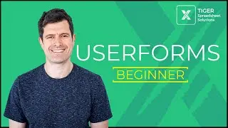 Excel Userforms for Beginners (2/10) – Use Excel VBA to Create A Userform and Manage a Database