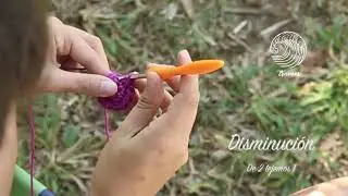 CROCHET - Como hacer DISMINUCIONES tutorial por Tramar