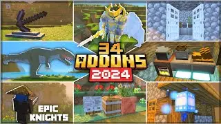 (TOP 34 BEST ADDON MCPE) Rekomendasi Addon/Mod Survival Terbaik Untuk MCPE/MCBE Terbaru 1.19 - 1.20+
