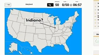 Can I find the 50 United States on a map?