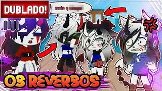 [ DUBLADO ] CONHECENDO OS REVERSOS DA MINE E DO BLACK 😠➔ 😱 l GACHA CLUB