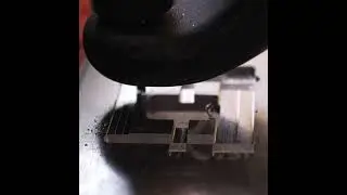 Fully 3D Printed CNC cutting aluminum