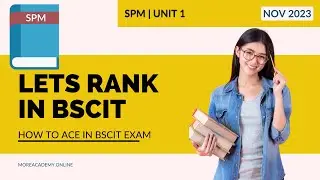 Ace your TYBSC IT Exam in November 2023 with More Academy's SPM Unit's Question Banks | Unit 1 |