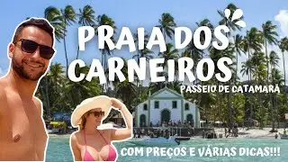PRAIA DOS CARNEIROS: Quanto Gastamos? 💸 | Passeio de Catamarã | Bora Bora | Roteiro de 1 dia