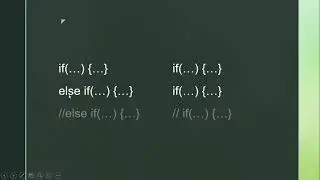 Java basics - else if clause + nested if