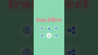 🧬 Easy CSS Icon ☎️ :hover эффект 🔮 