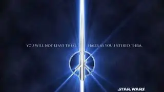Лайкер проходит Jedi Knighting jedi academy