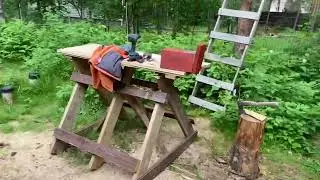 Осмотр незаселённой дуплянки для птиц, 20 июня 2022 года.