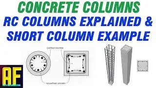 Reinforced Concrete Columns - Theory and Short Column Example - Canadian Code CSA A23.3