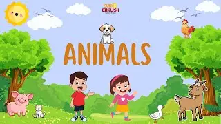 Learn Animals for Kids | Fun English Vocabulary for Kids!