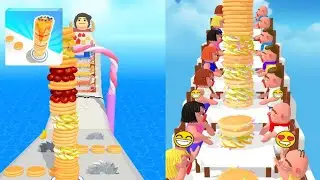 Pancake Run - All Levels Gameplay Android, Ios