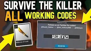 ROBLOX | Survive The Killer ALL WORKING CODES 2020!