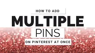 How to Bulk Upload images To Pinterest | Pinterest bulk image upload no software | Pin Upload bulk