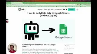 How to push Boto data to Google Sheets (without Zapier)