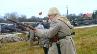 Реконструкция боев за освобождение Эстонии в 1919 году под Нарвой
