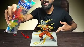How to Draw Goku 3D🔥