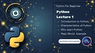 Python Full Course in Hindi/English | Lecture 1 | What is Python? Features & Benefits 