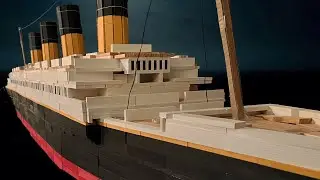 TITANIC made with Kapla Planks- My Biggest Project Yet!