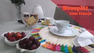 Sousplat com Franja