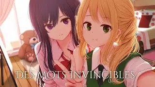 || Nightcore AMV || Des Mots Invincibles - Leslie (+LYRICS)