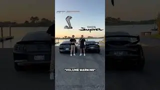 The LOUDEST GT500 EVER vs. Mk5 Supra REV BATTLE! 