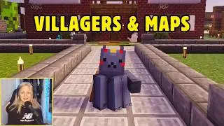 Let's Play Minecraft but I'm just messing around with villagers and maps