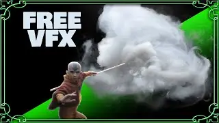 Airbending #04 Massive Cloud ◈ FREE VFX Greenscreen ◈ Last airbender inspired Cloud effect overlay