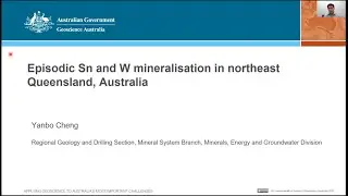 Yanbo Cheng - Sn and W mineralisation - NE Queensland