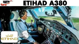 Captain Sophie Pilots ETIHAD A380 from Paris | Cockpit Views