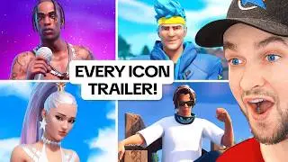 *ALL* Fortnite Icon Skin Trailers! (Chapter 1 - Chapter 5)