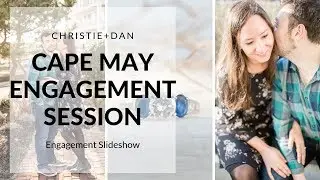 Christie+Dan Cape May Engagement Session by South Jersey Wedding Photographer