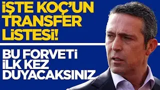 İŞTE FENERBAHÇE'NİN TRANSFER LİSTESİ! 2022 transfer haberleri