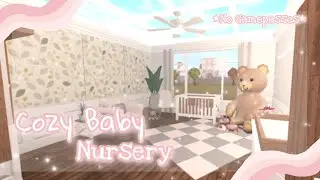 Cozy Baby Nursery🌷💖(Bloxburg Speedbuild)